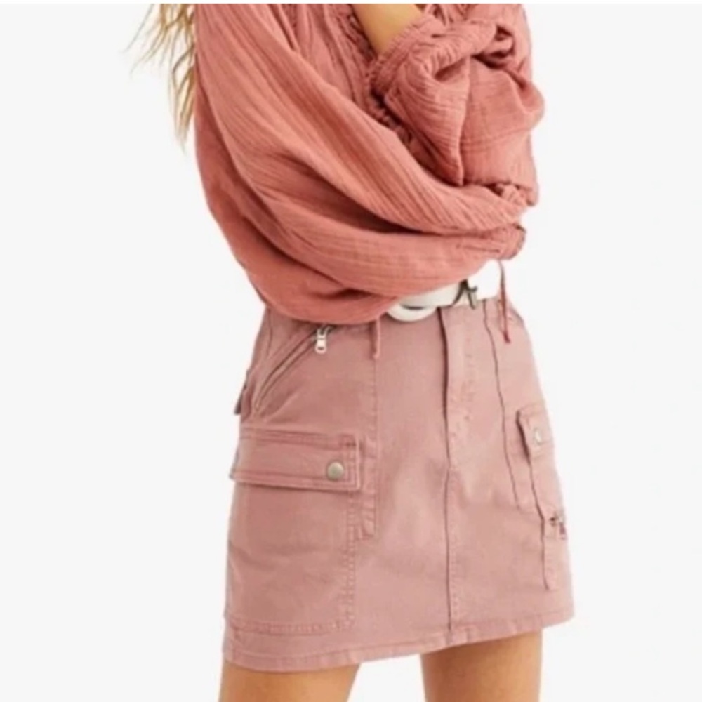 Free People Cargo Skirt NWT